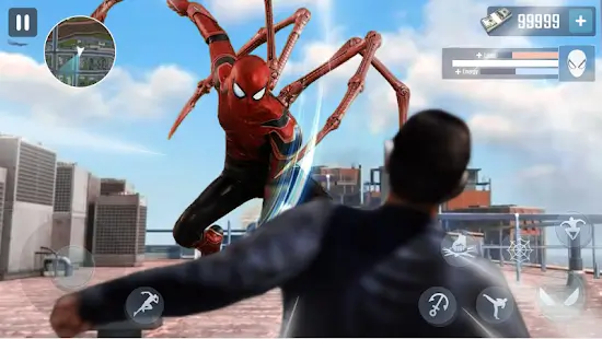 تحميل Spider Rope Hero افضل لعبة مغامرات لـ اندرويد title=